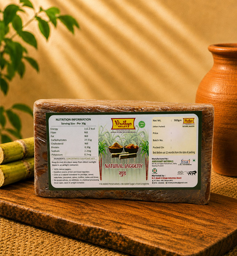 Traditional Jaggery Block (Brick Gud)